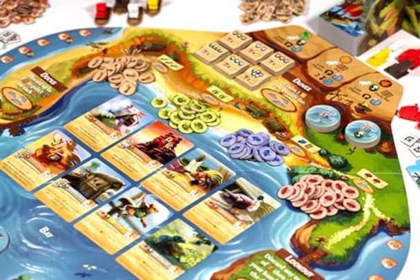 Starling Games Everdell Farshore Essentials Edition Standalone Strategy Tabletop Game With Fresh Mechanics Explore The Northern Shores Of Everdell 2–4 Players Age 10+ Fantasy Tabletop Game