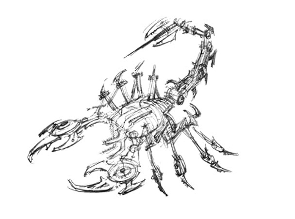 Stickyrice 3D Metal Puzzle Scorpion Model Kit, Mechanical Assembly Toy, Silver, Stainless Steel Construction