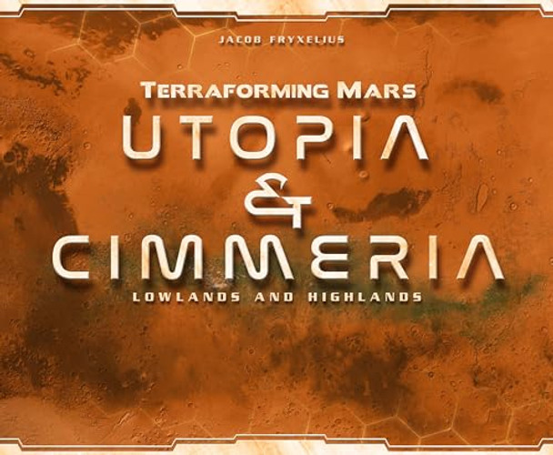 Stronghold Games Terraforming Mars Utopia & Cimmeria - Double-Sided Game Board With Maps And Awards - For Ages 12+ And 1 To 5 Players