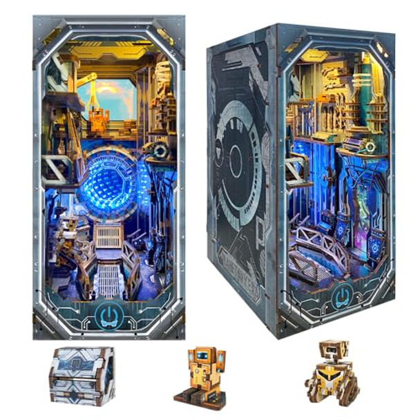 Strucwood Cyberpunk Book Nook Kit,Diy Dollhouse Kit 3D Wooden Puzzles With Led Futuristic Decor,Birthday Christmas Home Decor For Teens Adults -Planetary Era(Sq-27) Strucwood Cyberpunk Book Nook Kit,Diy Dollhouse Kit 3D Wooden Puzzles With Led Futuristic Decor,Birthday Christmas Home Decor For Teens Adults -Planetary Era(Sq-27)