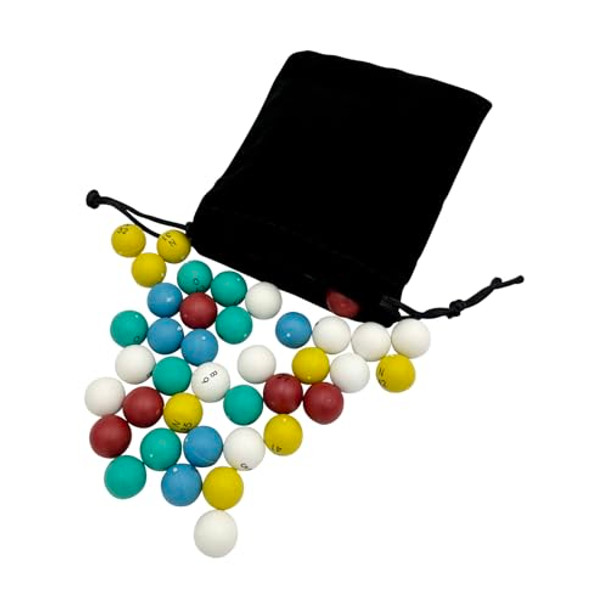 Sutimshe Deluxe Bingo Game Set,Bingo Set Includes Metal Cage,600 Mixed Color Plastic Chips,100 Large Cards,75 Bingo Balls,Plastic Masterboard, 2 Velvet Bag,Great For Adults Large Group And Parties