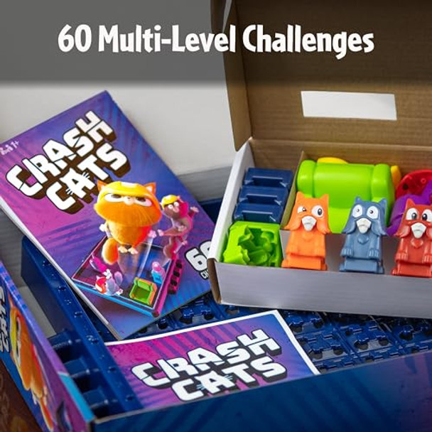 Thinkfun Crash Cats: The Super Fun Spring Loaded Logic Game For Children Ages 8+ - Mesh Accredited