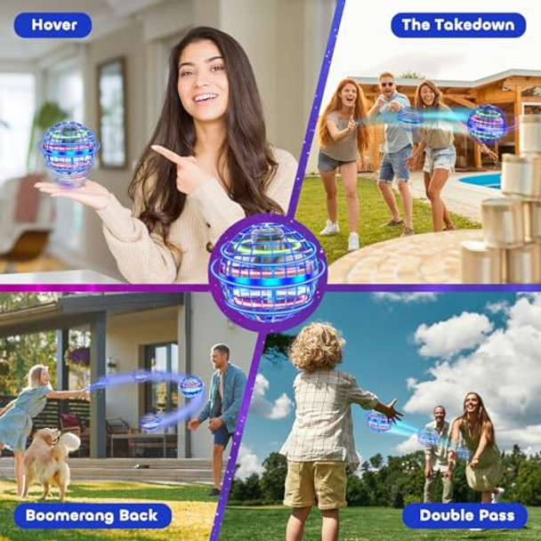 Tikduck 1 Pack Blue Flying Orb Ball, 1 Pack Red Blue Flying Ball Storage Case, Cool Stuff Christmas Birthday Toy , For Kids Age 6 7 8 9 10 Tikduck 1 Pack Blue Flying Orb Ball, 1 Pack Red Blue Flying Ball Storage Case, Cool Stuff Christmas Birthday Toy , For Kids Age 6 7 8 9 10