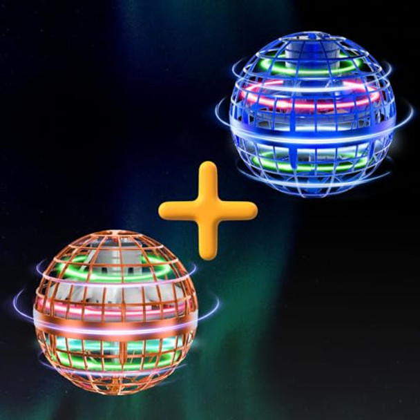 Tikduck 1 Pack Orange Flying Orb Ball, 1 Pack Blue Updated Flying Orb Ball, Cool Stuff Christmas Birthday Toy , For Kids Age 6 7 8 9 10 Tikduck 1 Pack Orange Flying Orb Ball, 1 Pack Blue Updated Flying Orb Ball, Cool Stuff Christmas Birthday Toy , For Kids Age 6 7 8 9 10