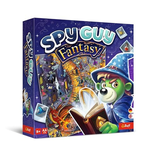 Trefl Spy Guy Fantasy Board Game Set In A World Of Magic And Fairytale Creatures. Team Searching For Clues, Huge Cartoon Board, For Adults And Children Aged 5 And Over Trefl Spy Guy Fantasy Board Game Set In A World Of Magic And Fairytale Creatures. Team Searching For Clues, Huge Cartoon Board, For Adults And Children Aged 5 And Over