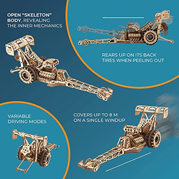 Ugears Bundles 3D Puzzles - Dragster And Drift Cobra Racing Car,3D Puzzle Wooden 3-D Puzzles For Adults Model Kit Diy Mechanical Puzzles Ugears Bundles 3D Puzzles - Dragster And Drift Cobra Racing Car,3D Puzzle Wooden 3-D Puzzles For Adults Model Kit Diy Mechanical Puzzles