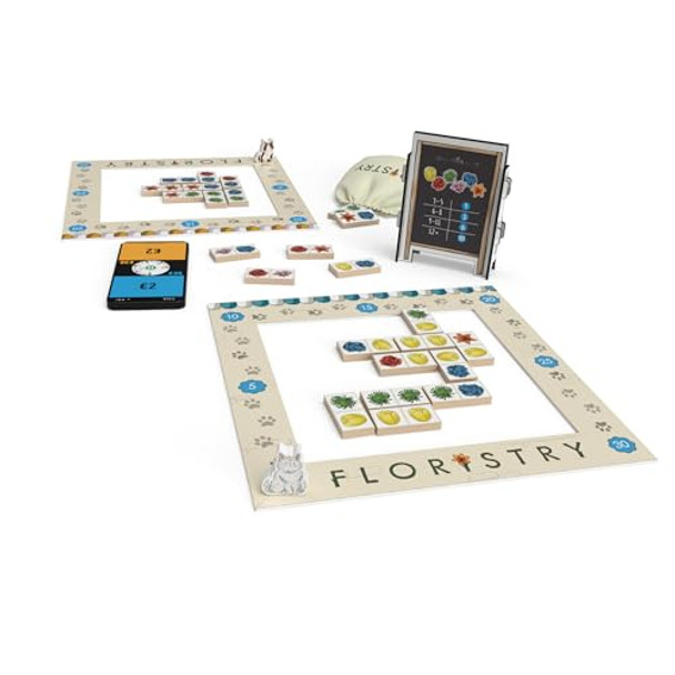 Up Games Up Games Floristry Board Game - Competitive Flower Auction & Storefront Design Fun & Creative Strategy Game For Family, Kids & Adults, Ages 12+, 2 Players, 20 Min Playtime