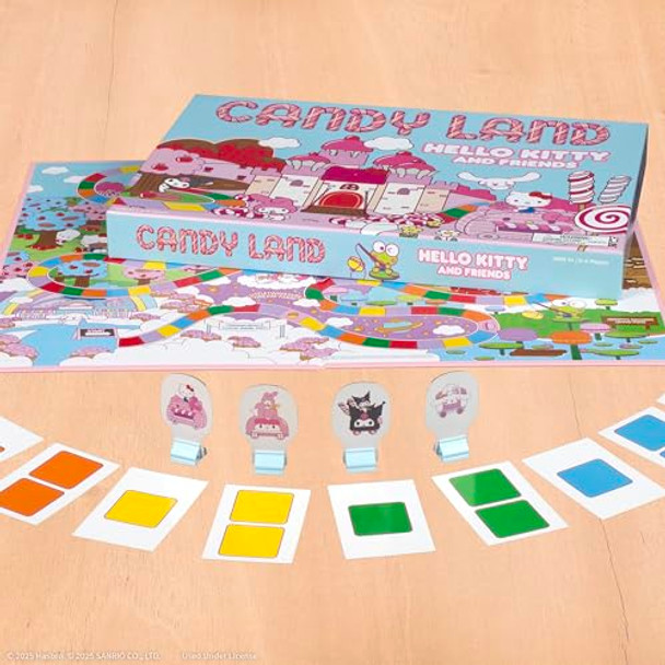 Usaopoly Candy Land: Hello Kitty & Friends Board Game, Play As Hello Kitty, My Melody, Cinnamoroll & Kuromi, Preschool & Family Board Game For Ages 5 +, 2-4 Players, Officially Licensed Sanrio Merchandise Usaopoly Candy Land: Hello Kitty & Friends Board Game, Play As Hello Kitty, My Melody, Cinnamoroll & Kuromi, Preschool & Family Board Game For Ages 5 +, 2-4 Players, Officially Licensed Sanrio Merchandise