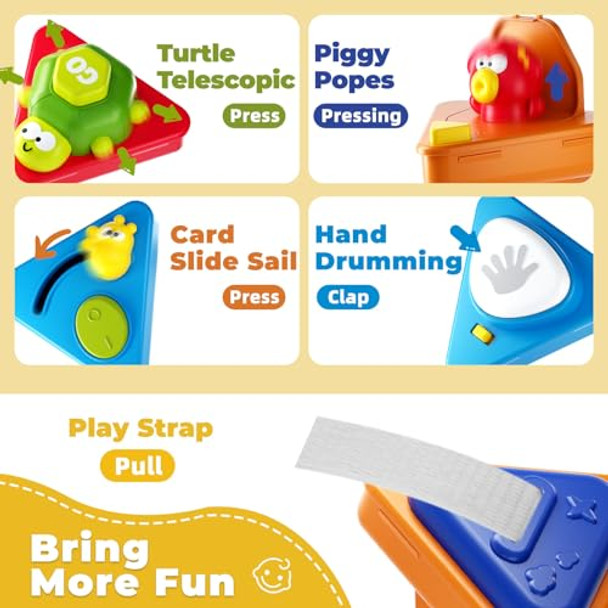 Vanvimen 20-In-1 Toddler Busy Board Activity Cube Toys, Montessori Toy For 1 2 Year Old Boys Girls Kids, Early Educational Active Toy For Toddler 1-3, Travel Toys S For 1 2 Year Old Boy Girl Vanvimen 20-In-1 Toddler Busy Board Activity Cube Toys, Montessori Toy For 1 2 Year Old Boys Girls Kids, Early Educational Active Toy For Toddler 1-3, Travel Toys S For 1 2 Year Old Boy Girl