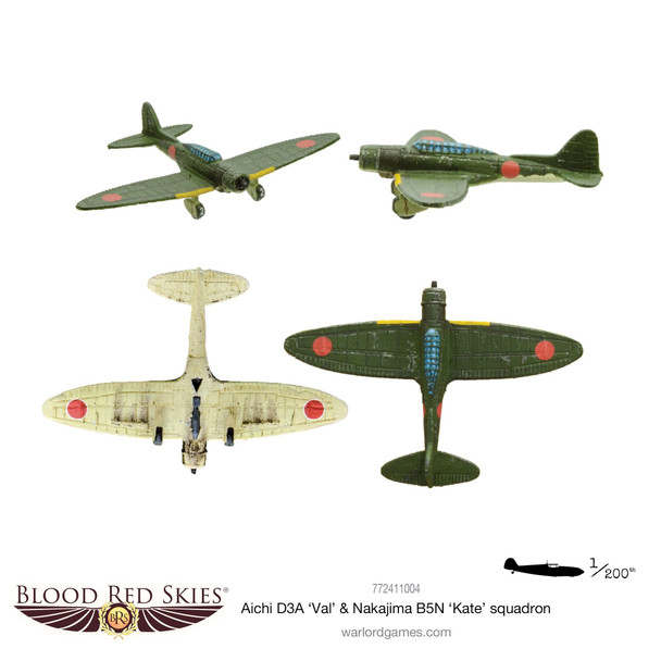 Warlord Games Warlord Blood Red Skies Aichi D3A Val & Nakajima B5N Kate Squadron 1:200 Wwii Mass Air Combat Table Top War Game 772411004 Warlord Games Warlord Blood Red Skies Aichi D3A Val & Nakajima B5N Kate Squadron 1:200 Wwii Mass Air Combat Table Top War Game 772411004