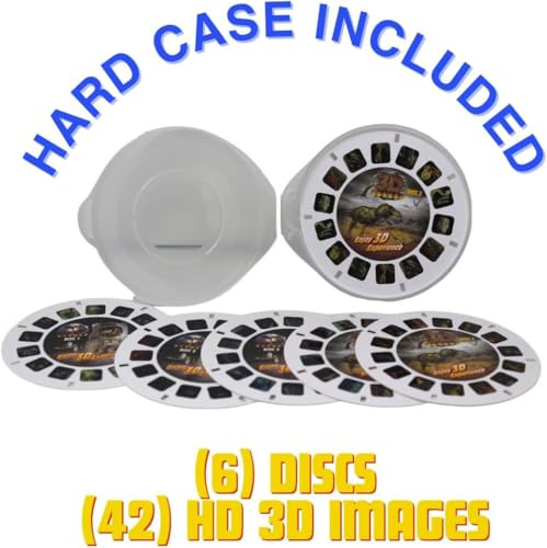 Warm Fuzzy Viewfinder Reels For Kids & Adults, Classic Toys, 3D Reel, Retro Toys, Contains 6 Slides With 42 High Definition 3D Images Of Birds Of Prey And Exotic Birds