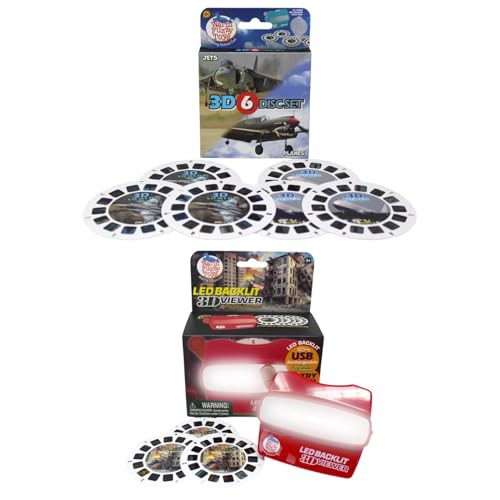 Warm Fuzzy Toys Slide + Natural Disasters Led 3D Viewer