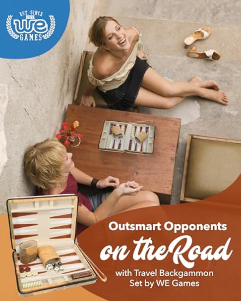 We Games Magnetic Map Style Backgammon Board And Carrying Strap - Board Games For Adults, Travel Games, Travel Backgammon Sets For Adults We Games Magnetic Map Style Backgammon Board And Carrying Strap - Board Games For Adults, Travel Games, Travel Backgammon Sets For Adults