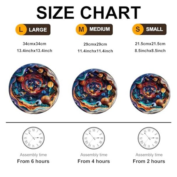 Welsky Wooden Puzzle For Adults-Wooden Puzzle Unique Shape Advanced 3D Universe Wooden Jigsaw Puzzle For Adults And Kids,Best ,Wood Puzzles,Challenge Wooden Jigsaw Puzzle (Xl) Welsky Wooden Puzzle For Adults-Wooden Puzzle Unique Shape Advanced 3D Universe Wooden Jigsaw Puzzle For Adults And Kids,Best ,Wood Puzzles,Challenge Wooden Jigsaw Puzzle (Xl)
