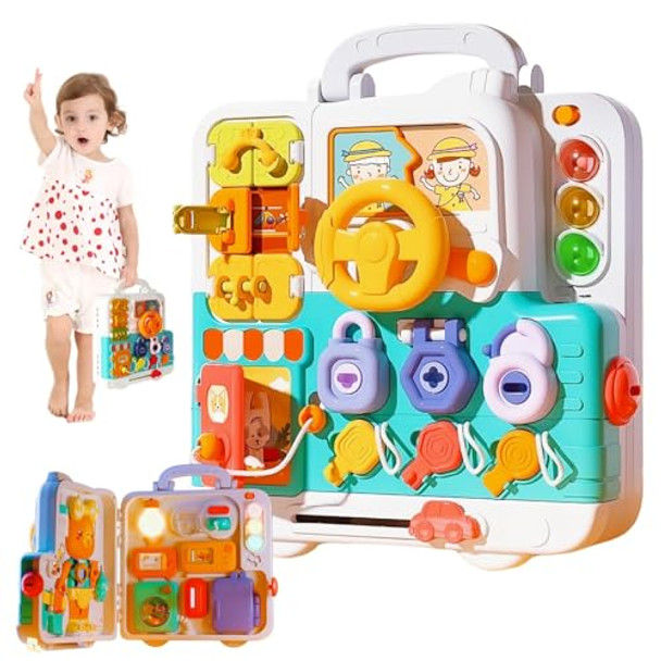 Xlpwta Montessori Toys For 1 Year Old,Baby Busy Boardsensory For Toddlers 1-3,Babyeducational Learning 12-18 Months, Plane For Toddlers For One Year Old Boys And Girls Birthday S
