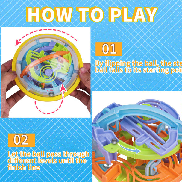 Yongnkids 4 Pack 3D Puzzle Ball Brain Games Toy Puzzle Ball Games For Kids Ages 6 7 8-10 Boys Girls Adults, Brain Teaser Fidget Toys - Magic 3D Maze Ball For Boys Girls Birthday S Classroom Prize Yongnkids 4 Pack 3D Puzzle Ball Brain Games Toy Puzzle Ball Games For Kids Ages 6 7 8-10 Boys Girls Adults, Brain Teaser Fidget Toys - Magic 3D Maze Ball For Boys Girls Birthday S Classroom Prize