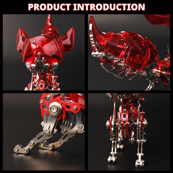 Yuezudpo 3D Metal Puzzles For Adults, 3D Metal Puzzle Colorful Mechanical Fox Kit Difficult Diy Model Kits To Build For Adults With Tool For Assembly,Birthday,Christmas Yuezudpo 3D Metal Puzzles For Adults, 3D Metal Puzzle Colorful Mechanical Fox Kit Difficult Diy Model Kits To Build For Adults With Tool For Assembly,Birthday,Christmas