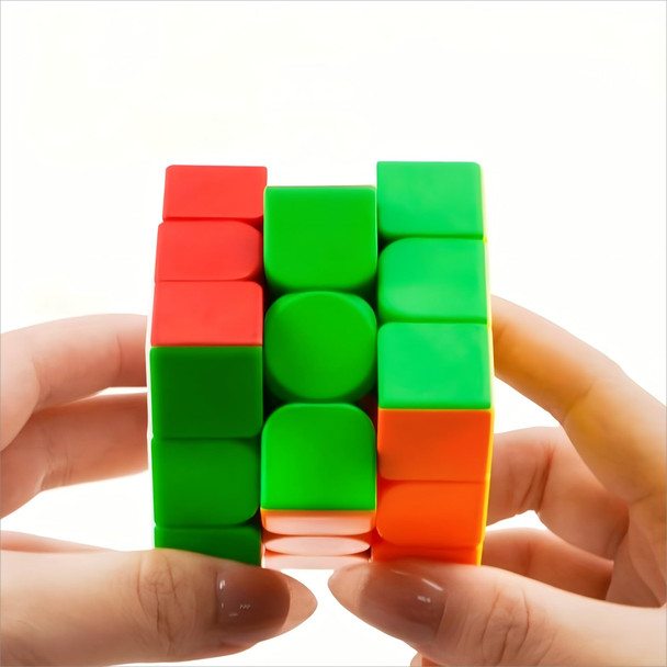 Zy-Wisdom Giant Magic Cube, 18Cm Big 3X3 Speed Cube Color-Matching 3D Sensory Puzzle Box Super Large Birthday Christmas Stocking Stuffers For Kids Adults Fidget Toy Brain Teasers Cubing Classroom Speed Toy
