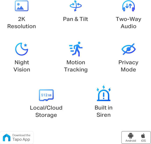 TP-Link Tapo 2K Pan/Tilt Security Camera for Baby Monitor, Dog Camera w/ Motion Detection, Motion Tracking, 2-Way Audio, Night Vision, Cloud/Local Storage, Works w/ Alexa & Google Home, 2-Pack(C210P2) TP-Link Tapo 2K Pan/Tilt Security Camera for Baby Monitor, Dog Camera w/ Motion Detection, Motion Tracking, 2-Way Audio, Night Vision, Cloud/Local Storage, Works w/ Alexa & Google Home, 2-Pack(C210P2)