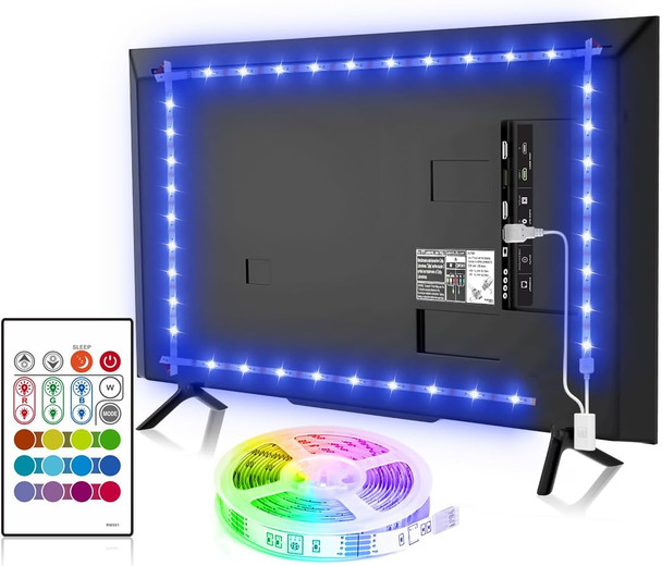 Bason Lighting Led Lights For Tv 13.09Ft Tv Led Backlight For 60-70 Inch Tv/Monitor Usb Led Strip Mood Light With 4096 Diy Colors Remote Control Tv Lights Behind For Gaming Room Tv Bias Light Kit Bason Lighting Led Lights For Tv 13.09Ft Tv Led Backlight For 60-70 Inch Tv/Monitor Usb Led Strip Mood Light With 4096 Diy Colors Remote Control Tv Lights Behind For Gaming Room Tv Bias Light Kit