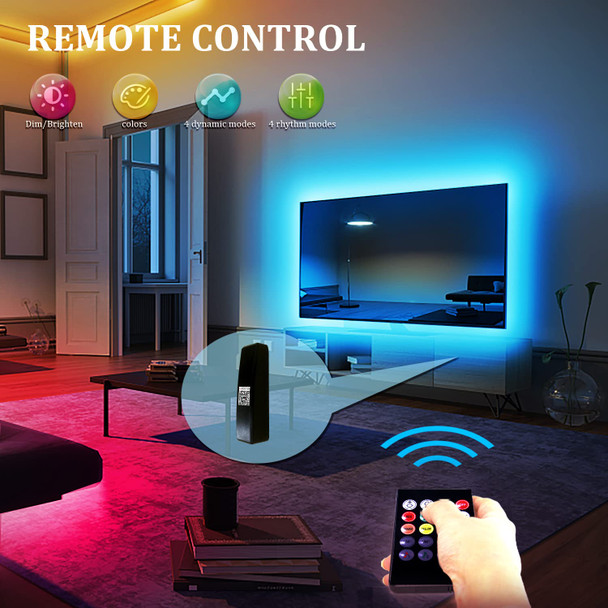 Daybetter Tv Led Backlights 8.2Ft Tv Light Strip For 32Inch Tv Led Strip Lights Usb With Remote Led Lights Music Sync Rgb For Gaming Bedroom Room Hdtv Mood Lighting Indoor Daybetter Tv Led Backlights 8.2Ft Tv Light Strip For 32Inch Tv Led Strip Lights Usb With Remote Led Lights Music Sync Rgb For Gaming Bedroom Room Hdtv Mood Lighting Indoor