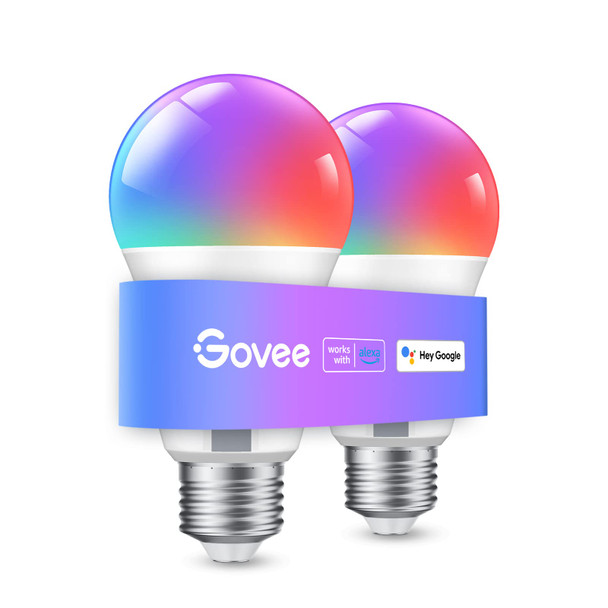 Govee Smart Light Bulbs Wifi & Bluetooth Color Changing Light Bulbs Music Sync 16 Million Diy Colors Rgbww Color Lights Bulb Work With Alexa Google Assistant Home App 800 Lumen 2 Pack Govee Smart Light Bulbs Wifi & Bluetooth Color Changing Light Bulbs Music Sync 16 Million Diy Colors Rgbww Color Lights Bulb Work With Alexa Google Assistant Home App 800 Lumen 2 Pack