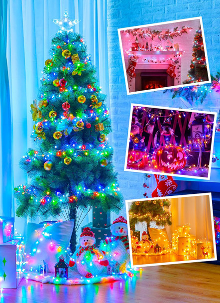 Moonflor 10Ft Fairy Lights Color Changing - 100 Led 22 Colors Cluster Fairy Lights With Remote Firecracker String Lights With 12 Modes Halloween Fairy Lights For Bedroom Indoor Classroom Christmas Moonflor 10Ft Fairy Lights Color Changing - 100 Led 22 Colors Cluster Fairy Lights With Remote Firecracker String Lights With 12 Modes Halloween Fairy Lights For Bedroom Indoor Classroom Christmas