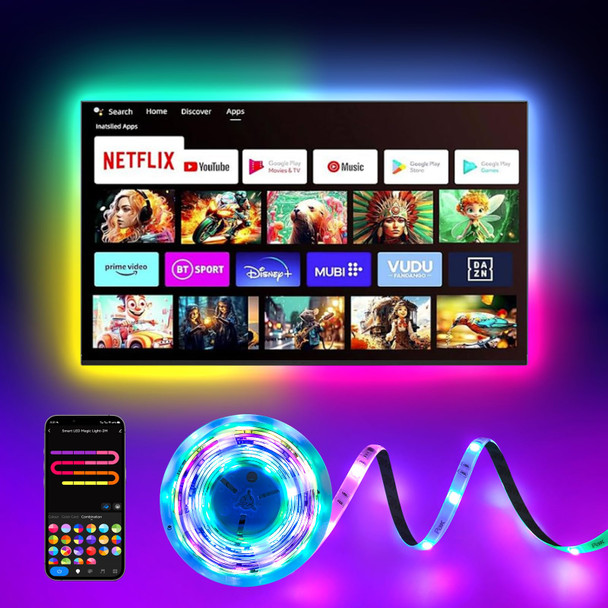 Pak Rgb+Ic Led Strip Lights 32.8Ft Smart Led Lights For Bedroom With App And Remote Control Music Sync Color Changing Flexible Lights With 44 Scene Modes For Party Home Christmas Halloween Decor Pak Rgb+Ic Led Strip Lights 32.8Ft Smart Led Lights For Bedroom With App And Remote Control Music Sync Color Changing Flexible Lights With 44 Scene Modes For Party Home Christmas Halloween Decor