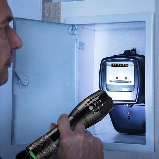 LED Flashlights, 2 Pack Tactical Flashlight High Lumens Lights with 6Pack AAA Batteries Portable Waterproof Zoomable Flashlight with 5 Mode for Camping/Outdoor/Hiking/Gift-Giving/Emergency LED Flashlights, 2 Pack Tactical Flashlight High Lumens Lights with 6Pack AAA Batteries Portable Waterproof Zoomable Flashlight with 5 Mode for Camping/Outdoor/Hiking/Gift-Giving/Emergency