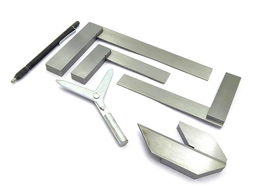 A.D. International  Starter Engineer Kit (Try Squares Center Squares Carbide Scriber Pen & Y Center Finder) Supplied With Plastic Case