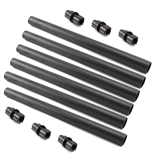 Aifeier Et Flame Lamp Extension And Joint Connector Kit To Make Solar Torch Taller - 12 Inch 6 Sets