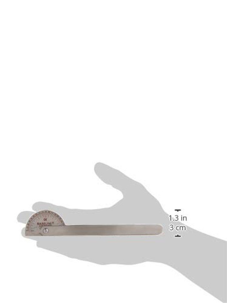 As One Baseline 12-1042 Stainless Steel 180 Degree Goniometer 6" Length