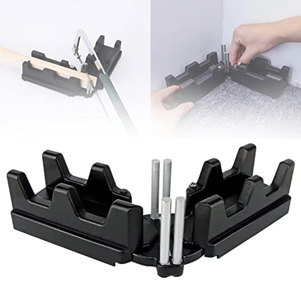 Austuff 2-In-1 Mitre Measuring Cutting Tool Measuring And Sawing Mitre Angles Cutting Tool For Home Improvement Carpentry Work