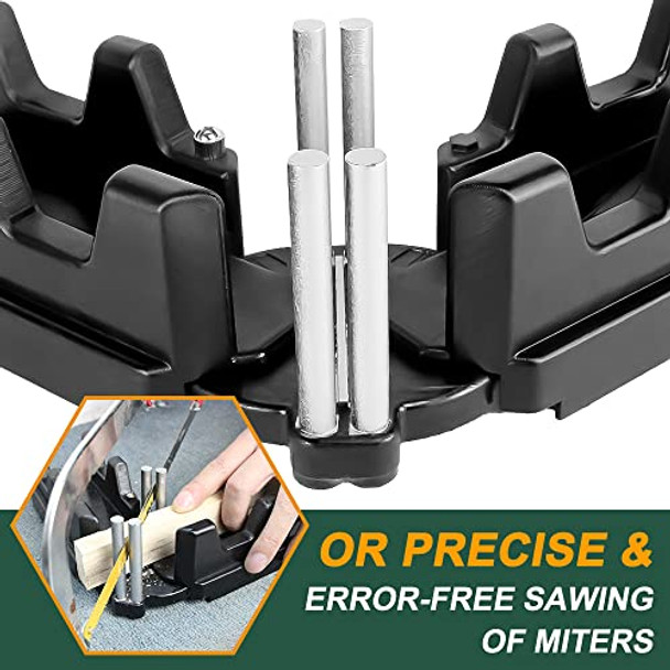 Austuff 2-In-1 Mitre Measuring Cutting Tool Measuring And Sawing Mitre Angles Cutting Tool For Home Improvement Carpentry Work