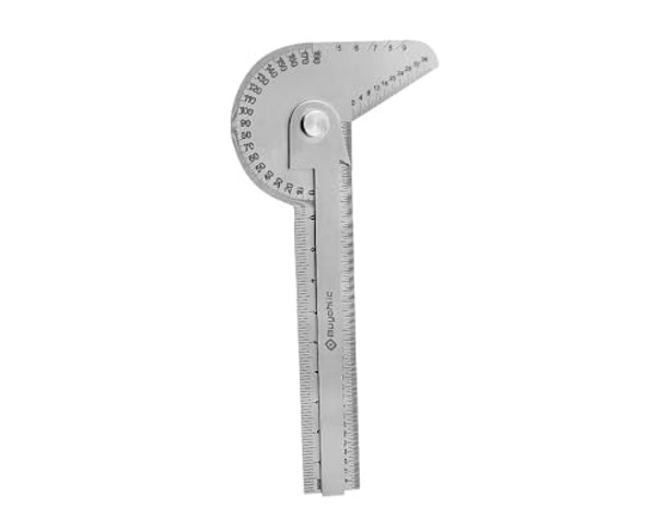 Buyohlic Multi Purpose Protractor Square Rule Centre Finder Drill Point Gauge Hand Tools