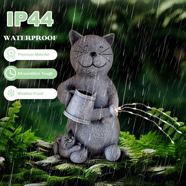 Chenchuchin Solar Rabbit Garden Statues Outdoor Bunny Decor Resin Rabbit Figurine Lying On The Moon Cuddling A Baby Bunny With Led Lights For Porch Patio Lawn Yard Easter Housewarming Gardening S For Mom