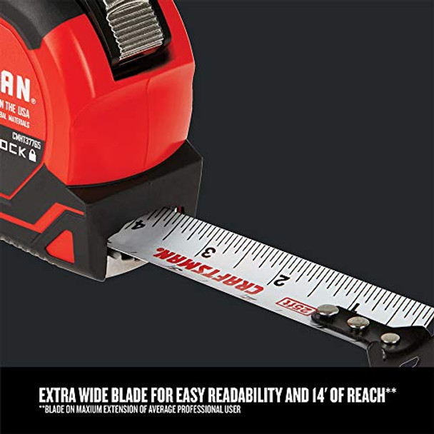 Craftsman Tape Measure Autolock 25-Foot (Cmht37765S)