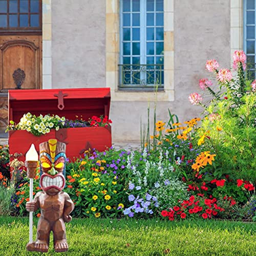 Dauerhaft Solar Powered Led Light Temperature Resistant Anger Solar Powered Figurine Led Light Led Garden Light Decoration Craftsfor Porch Lawn Trail