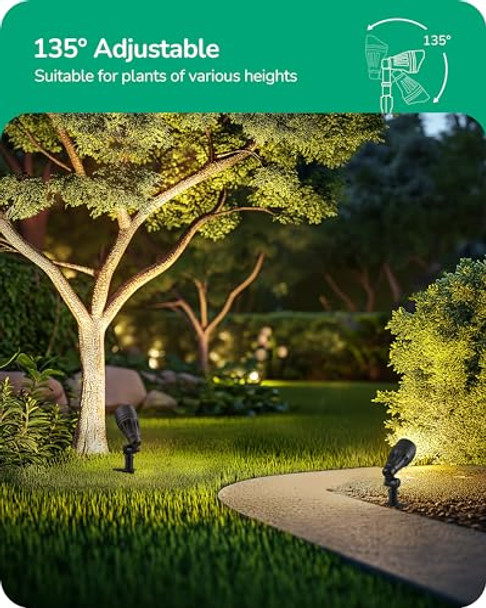 Edishine Low Voltage Landscape Lights Kit 3W 120Lm Led Pathway Lights & 3.2W 240Lm Spotlights Seed Glass 12V Outdoor Landscape Lighting With Connectors Aluminum Landscape Light For Garden Yard