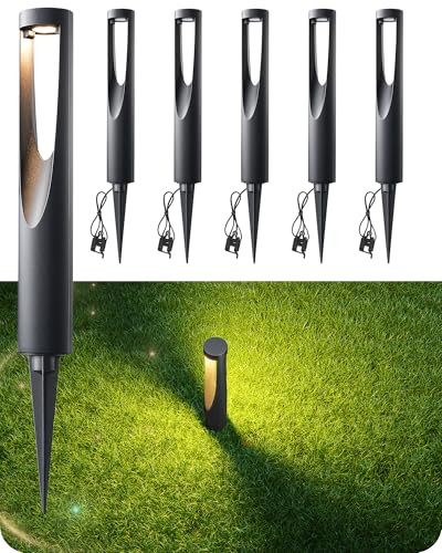 Edishine Low Voltage Landscape Lights 12V 2W 150Lm 3000K Led Landscape Path Lights With Connectors Waterproof Electric Outdoor Landscape Lighting For Walkway Yard Garden Cri80 12 Pack