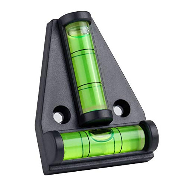 Firecore 4Pcs Rv T Level Bubble Levels Cross Check Bubble Two Ways Multipurpose Spirit T-Type Level For Rvs Camper Furniture Trailers Tripods Camera Equipment