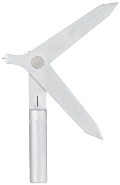 Fowler 52-577-100 Center Finder With Satin Chrome Finish 0.375" Mounting Shank