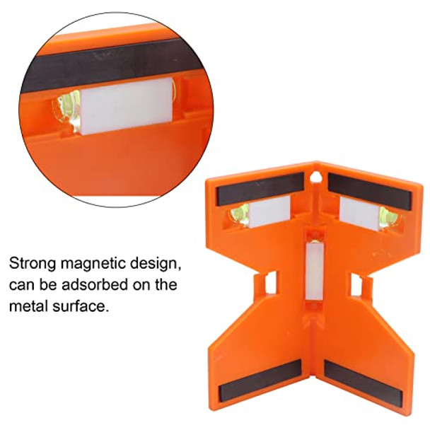 Gind Post Leveler Tool Strong Magnetic Fence Post Level Meter Abs For Pipe