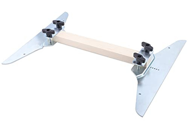 Gmepoch Zinc Plated Steel Stair Tread Gauge Template Tool - Measuring Jig For Stairs Risers Partitions Shelf Layout And Drywall Cutting