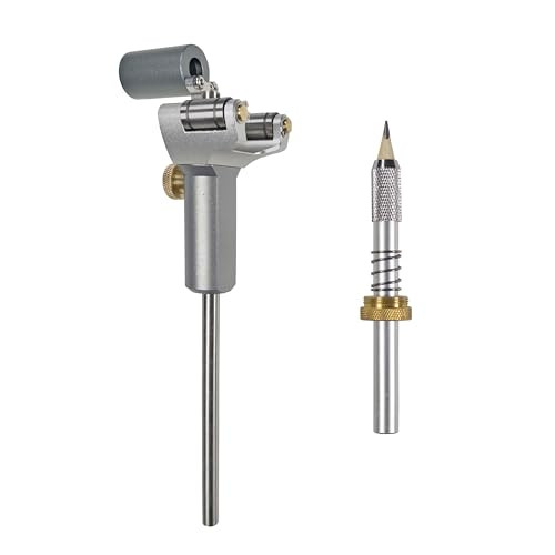 Hfs(R Wood Scribe Tool Dual-Purpose Lines And Arcs Wheel Marking Gauge Woodworking Tool Metric 120Mm