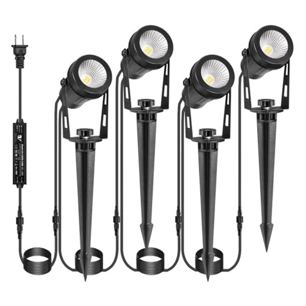 Iriseco Low Voltage Landscape Lights 6 Pack+Outdoor Landscape Lights 4 Pack+2 Pack Extension Cable 2  6.5Ft