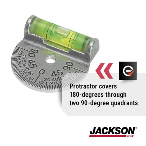 Jackson Safety Replacement Dial Set Welding Level Dsl - 180 Degree Adjustable Protractor - For Curv-O-Mark Tools