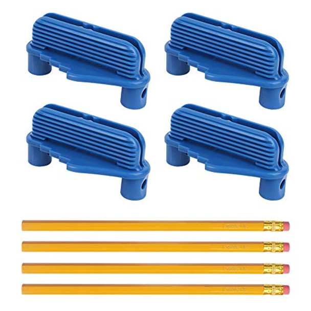 Jeanoko Jeanoko 4Pcs Center Finder Tool Line Scriber Prcatical Woodworking Center Line Gauge Multifunctional Center Scriber Marking Tools Collet And Accessories