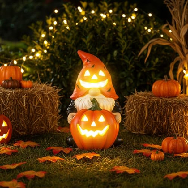 Jjalights 7.2" Thanksgiving Fall Gnomes Decorations For Home Fall Gnomes Outdoor Autumn Decor Fall Harvest Table Decor For Home Office Shelf Kitchen - Thanksgiving Autumn