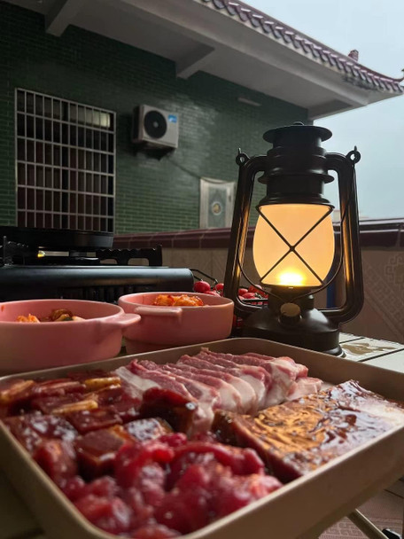 Led Vivid Flame Vivid Flame Led Lantern - Outdoor & Garden Decoration Vintage Led Flame Effect (1)